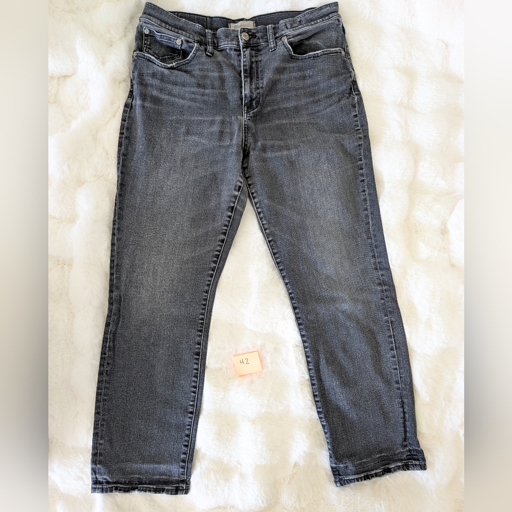 Madewell Cali Demi Boot Cut Jean // Gray Wash